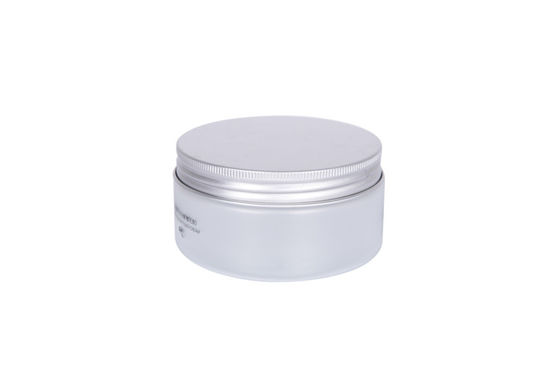 Wide Mouth PET Body Moisturizing 200ml Cosmetic Cream Body Jars Aluminum Lid Hair Film Container
