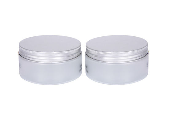 Wide Mouth PET Body Moisturizing 200ml Cosmetic Cream Body Jars Aluminum Lid Hair Film Container