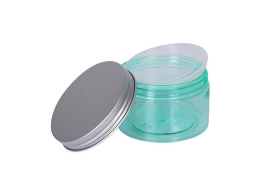 Plastic Od 92mm Transparent Color 250g Cream Jar Packaging Aluminum Lid