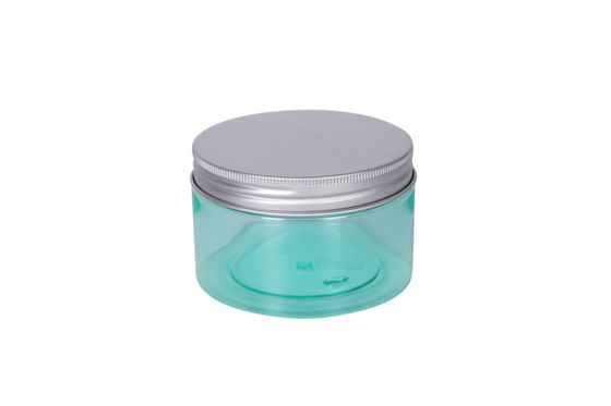 Plastic Od 92mm Transparent Color 250g Cream Jar Packaging Aluminum Lid