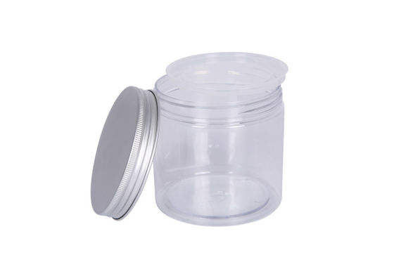 Big Capacity 500g Face Body Cream Jars PET Transparent Color 89mm Height