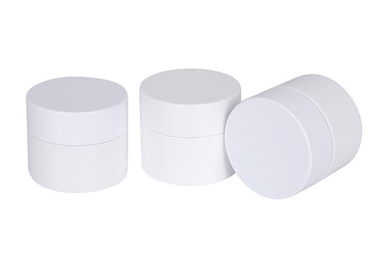 White PP 5g Screw Lid Cream Jars Cosmetic Packaging Trial Bottle