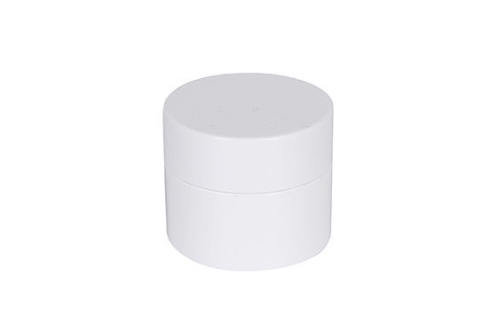 White PP 5g Screw Lid Cream Jars Cosmetic Packaging Trial Bottle