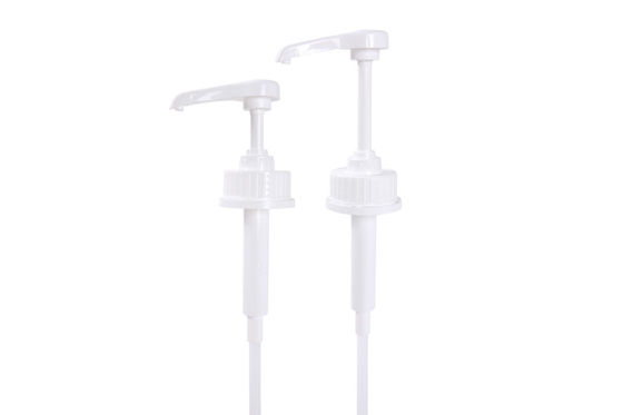 Beverage 43mm Closure Syrup dispenser Bottle Pump With Pilfer Proof Cap
