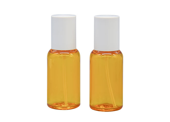 80ml 100ml Orange PETG Makeup Remover Hair Oil Bottle OD 45mm