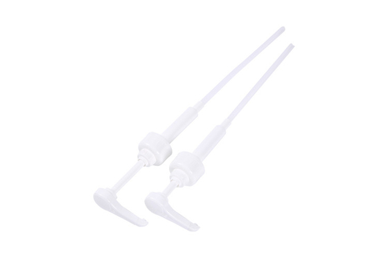 Food Grade PP Syrup Dispenser TUV Pump For Plastic Bottle 5/8/10cc Dosage 38-410 Closure Size