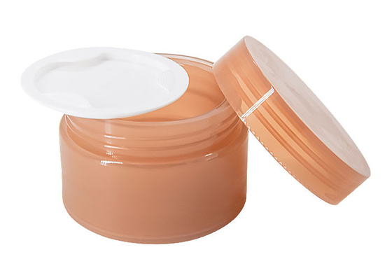 Compact Leak Proof 50g Cosmetic Cream Hair Jars OD 51mm