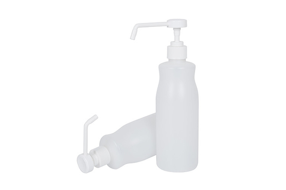 White HDPE Hair Shampoo 500ml Pump Squeeze Bottle