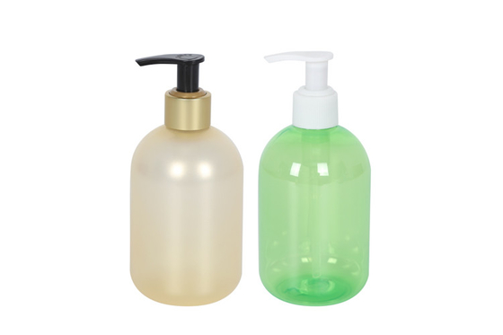 300ml Shampoo Bottle Hand Sanitizer Pump Bottle Od 68mm Gold Hot Stamping