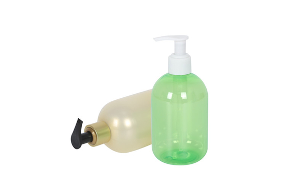 300ml Shampoo Bottle Hand Sanitizer Pump Bottle Od 68mm Gold Hot Stamping