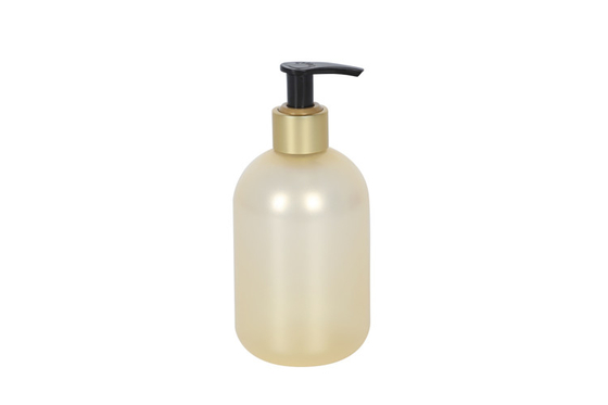300ml Shampoo Bottle Hand Sanitizer Pump Bottle Od 68mm Gold Hot Stamping
