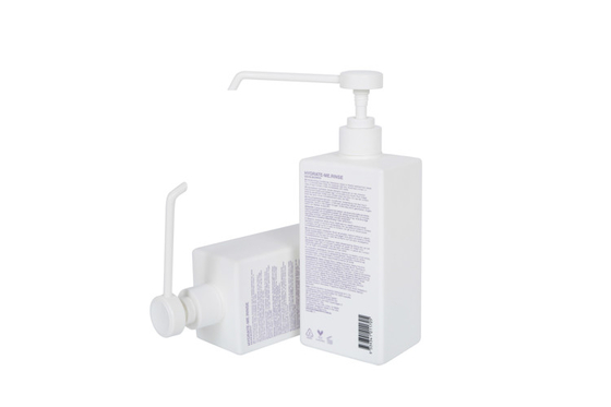 1.6cc Hair Shampoo Bottle Square Shape Hdpe Leakproof Spray Hand Wash 500ml Container