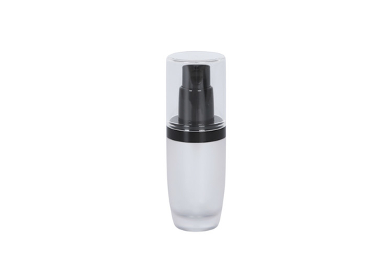 Cosmetic Pump Bottle Matte Glass Skin Care Liquid Packaging Hair Container