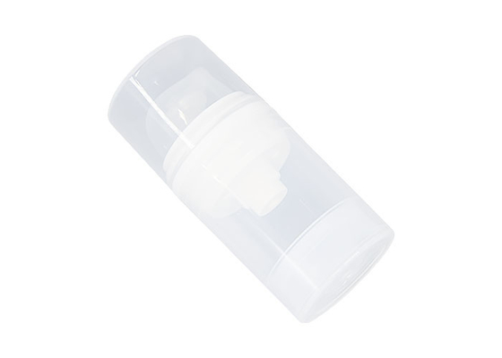 Round allplastic  Pp Airless Pump Bottle 15ml 30ml 50ml  Mono airless pump bottle dispenser