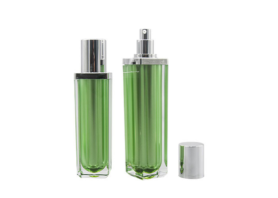 Elegant Cosemtic Skincare Acrylic Packaging Set 30g 50g Cream Jar 30ml 60ml 100ml 120ml Lotion Bottle