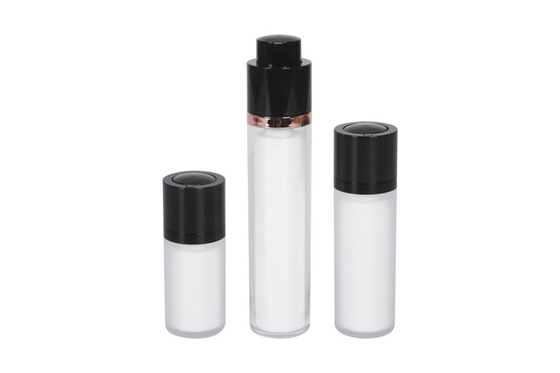 15ml 30ml 50ml Twist Head Round As + PP Double-Layer Airless Bottle