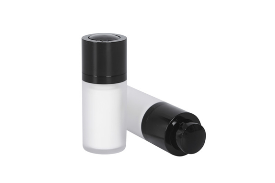 15ml 30ml 50ml Twist Head Round As + PP Double-Layer Airless Bottle