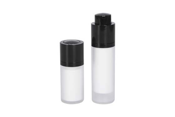 15ml 30ml 50ml Twist Head Round As + PP Double-Layer Airless Bottle