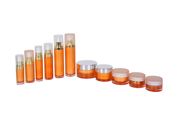 Cylinder Shape Cosmetic Pump Bottle Packaging Skincare Set
