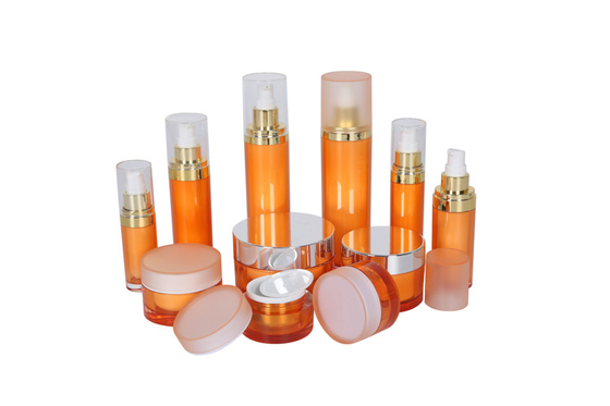 Cylinder Shape Cosmetic Pump Bottle Packaging Skincare Set