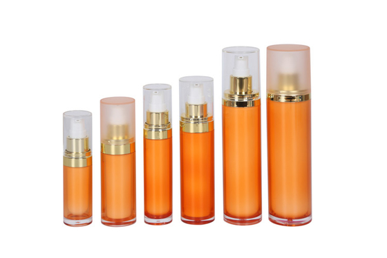 Cylinder Shape Cosmetic Pump Bottle Packaging Skincare Set