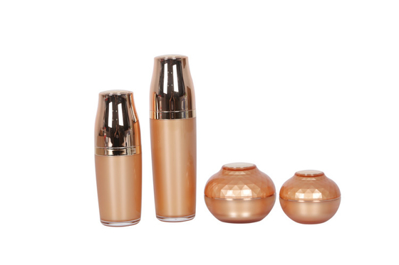 80ml Dome Acrylic Lotion Bottles Cosmetic Cream Jar Packaging Whitening Moisturizing Set