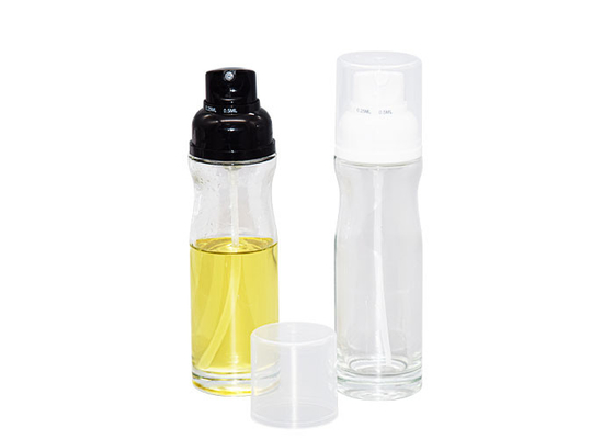 Refillable Food Grade Oil Sprayer Bottle 200ml Glass Mister Bottle For Cooking